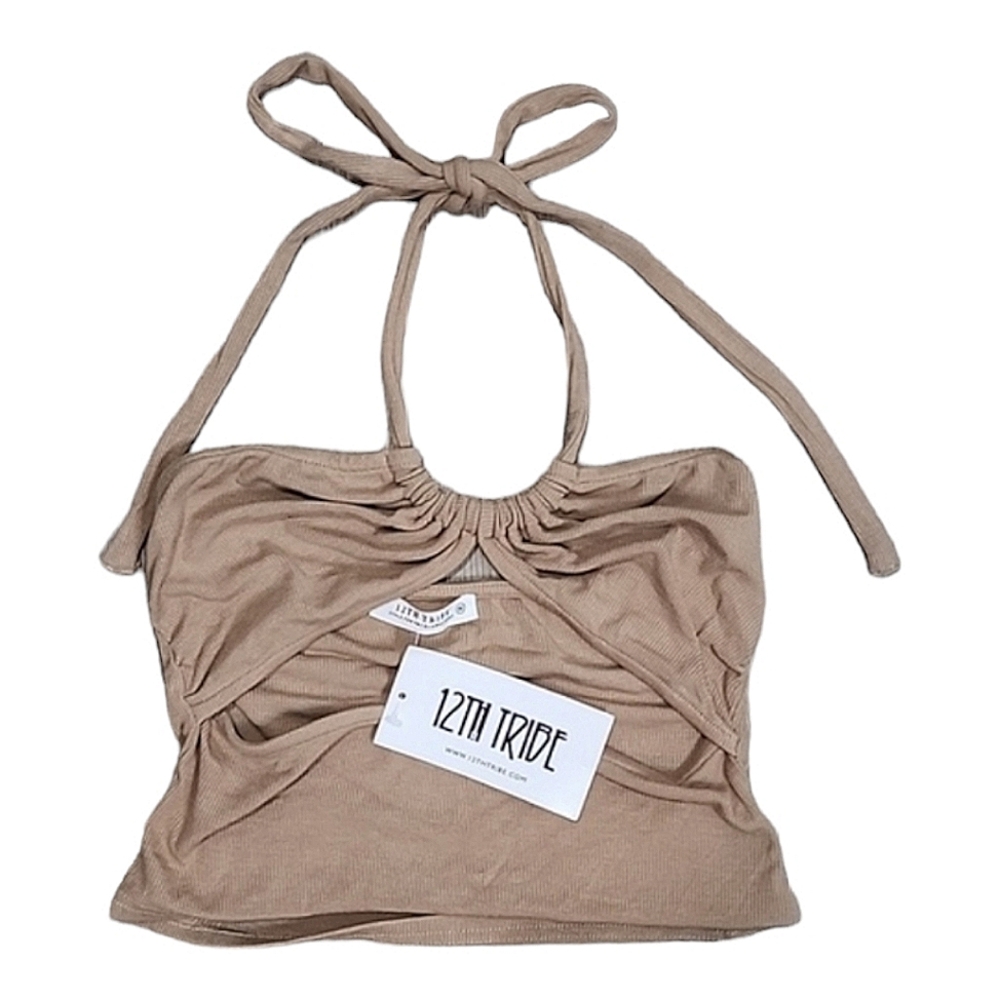 12th Tribe halter top size M NWT